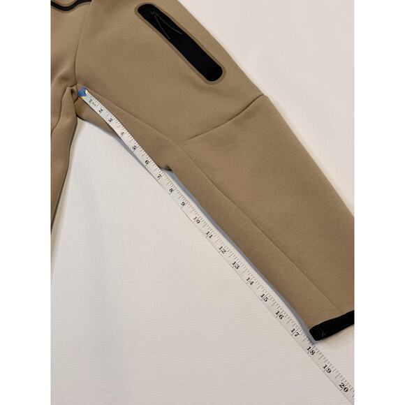 Nike Hoodie Mens XL Khaki Tech Fleece Windrunner Full Zip Pocket CU4489-247 - Picture 15 of 15